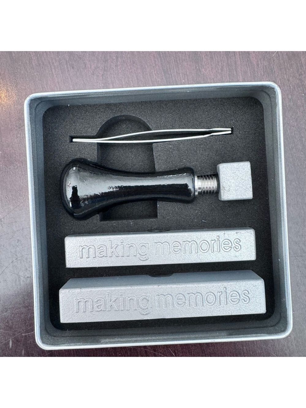 Making Memories Magnetic Stamp Base 5 Piece Stamp Set